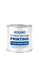 Printed Tin Box For Curcumin Powder 300gr D401 (Φ99x95)